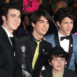 Jonas Brothers with brother Frankie