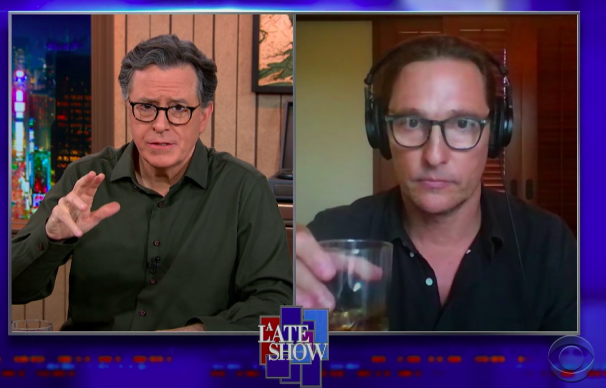 Matthew McConaughey on Stephen Colbert