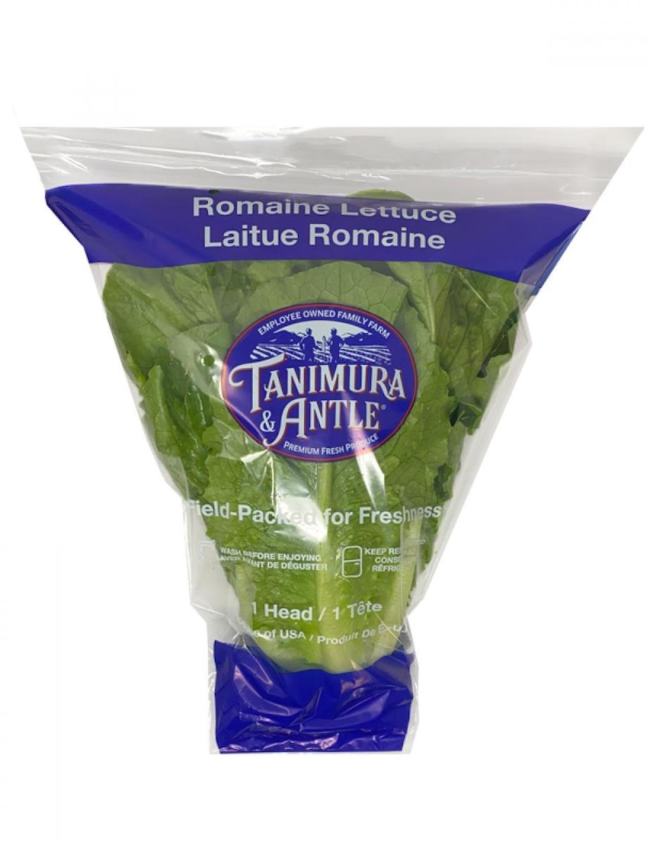 Tanimura romaine lettuce from Walmart, which has been recalled FDA