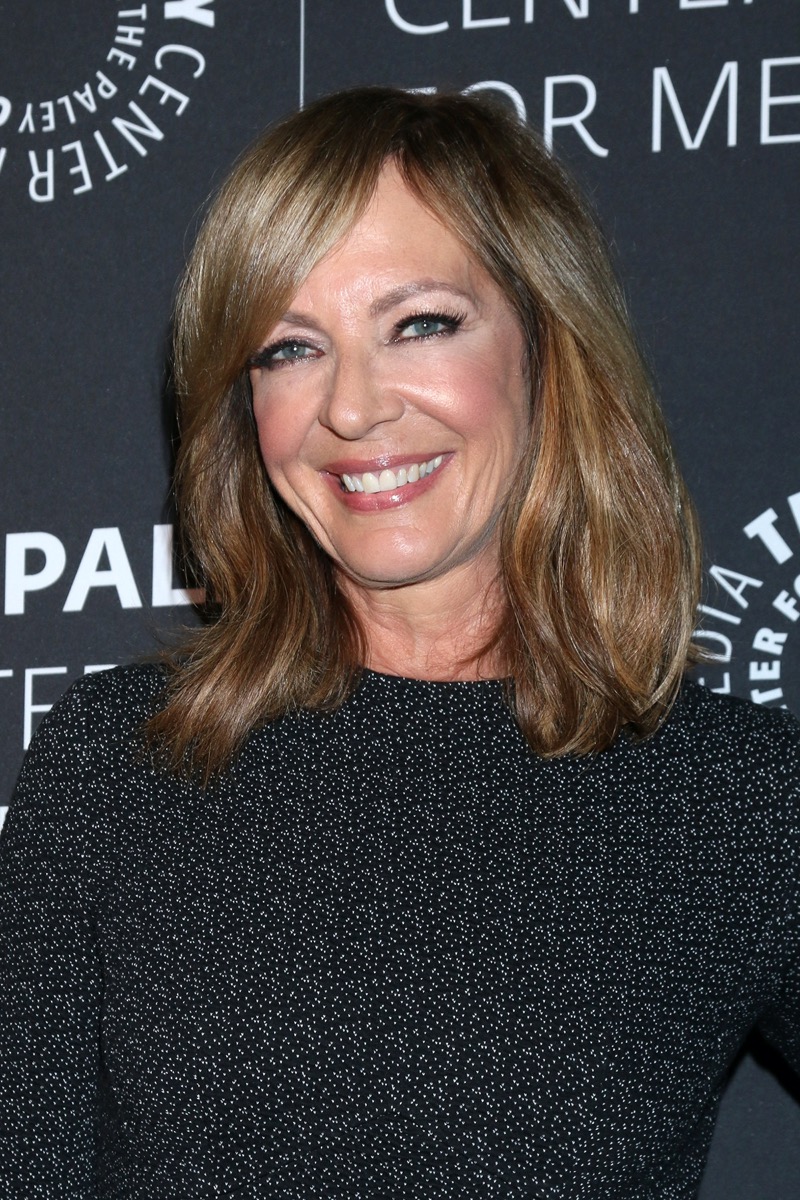 Allison Janney wears a black dress at The Paley Honors: A Special Tribute To Television's Comedy Legends in 2019