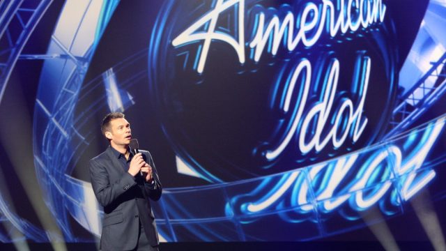 Ryan Seacrest hosting American Idol