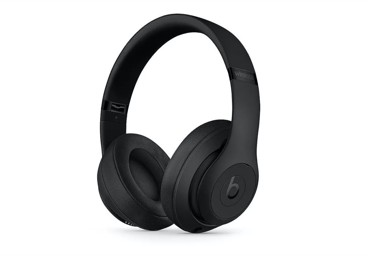 beats over the ear headphones in black