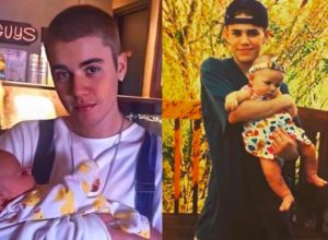 Justin Bieber and Paul Wesley