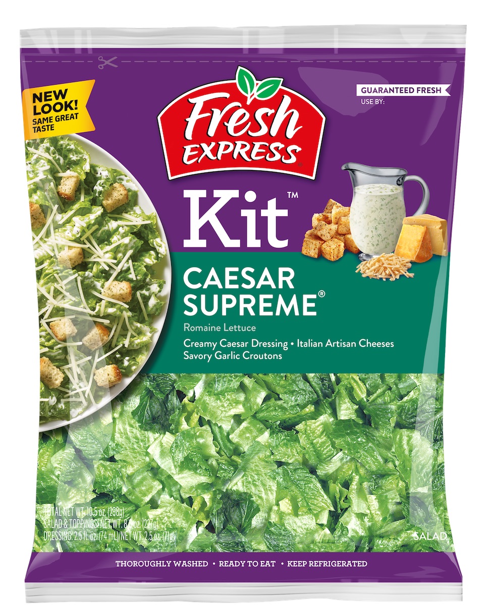 Fresh Express Salad kit, Caesar Supreme, bag, which has been recalled