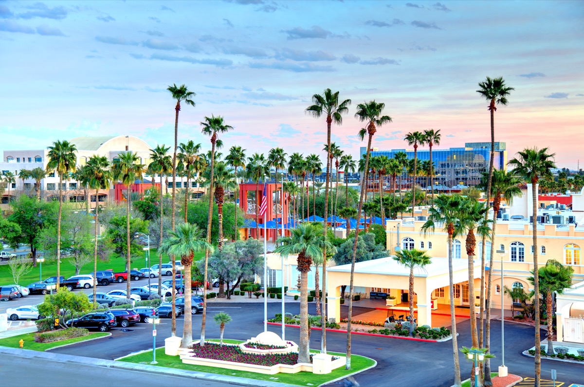 cityscape photo of downtown Chandler, Arizona