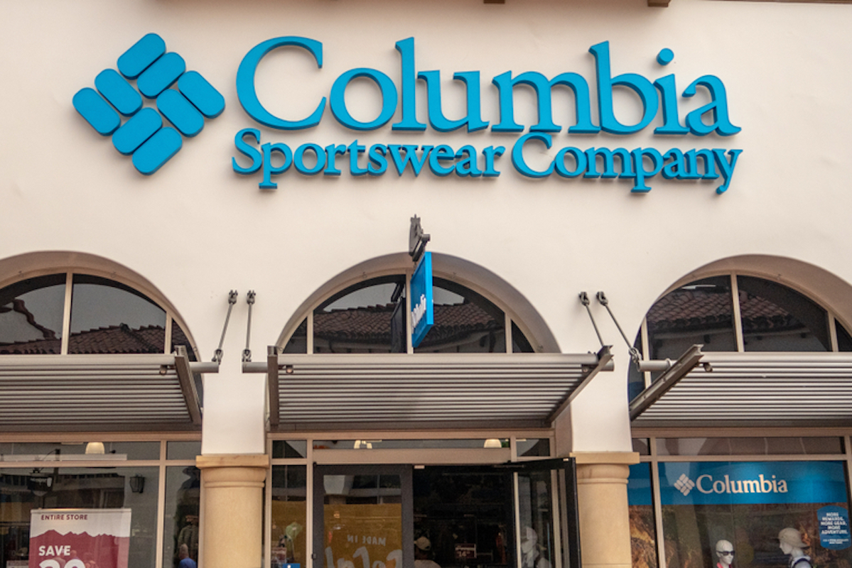 Columbia Store Located in a Premium Outlet Location in San Clemente, California