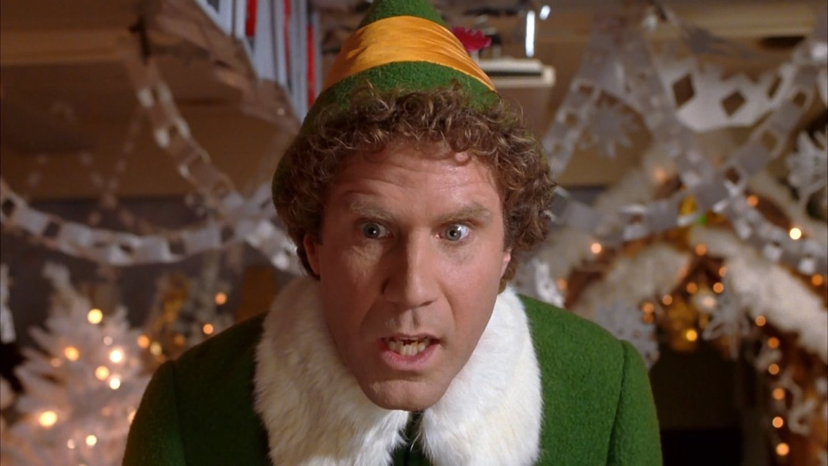 will ferrell as buddy the elf in the movie elf