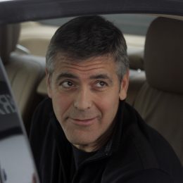 George Clooney arrived at Ciampino airport in Rome where he has to present the film "Leatherheads" in Rome in April 9, 2008.
