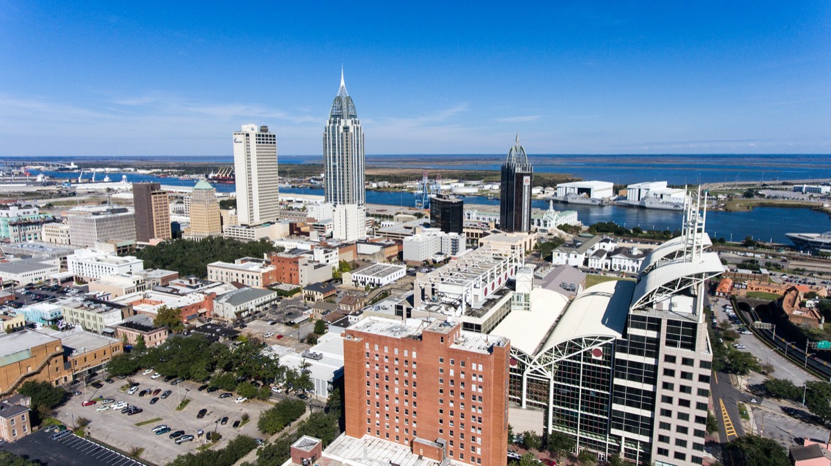 cityscape photo of Mobile, Alabama