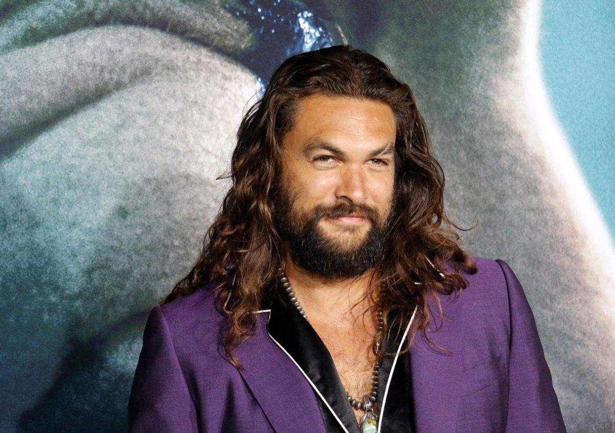 Jason Momoa at the premiere of "Joker" in 2019