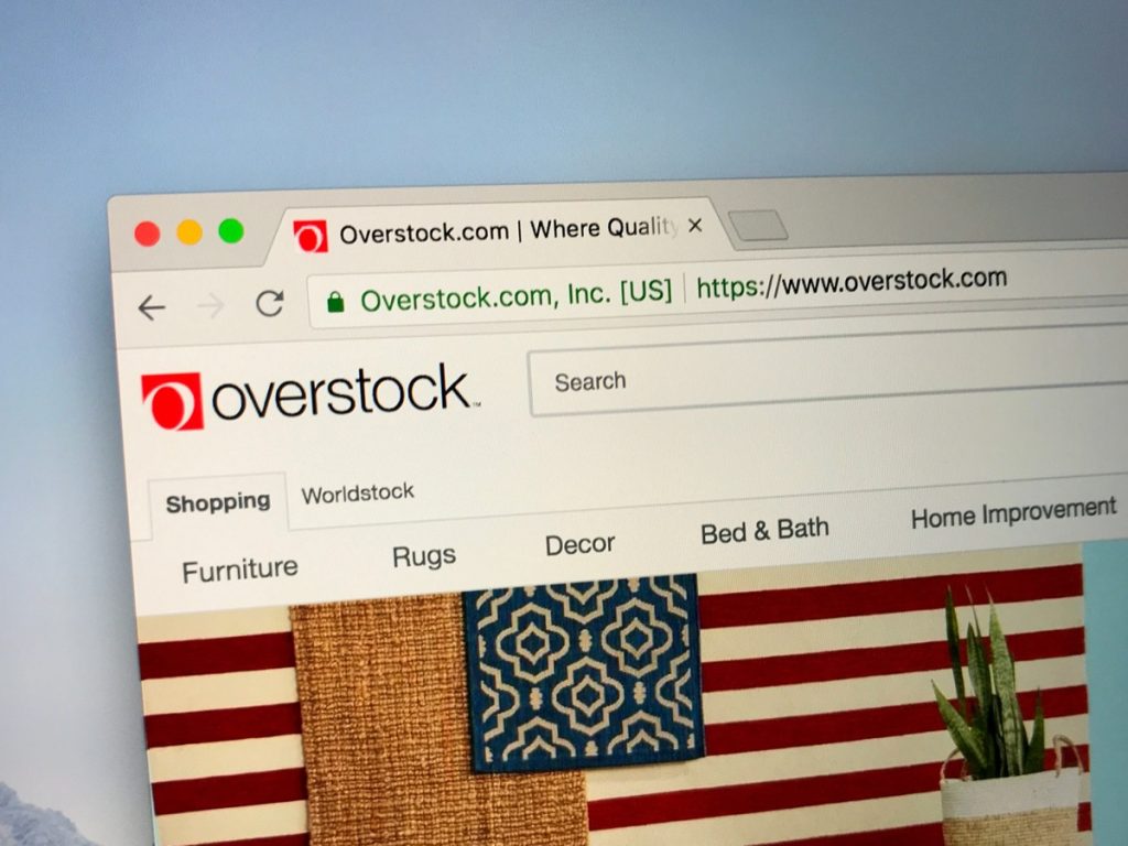 overstock website