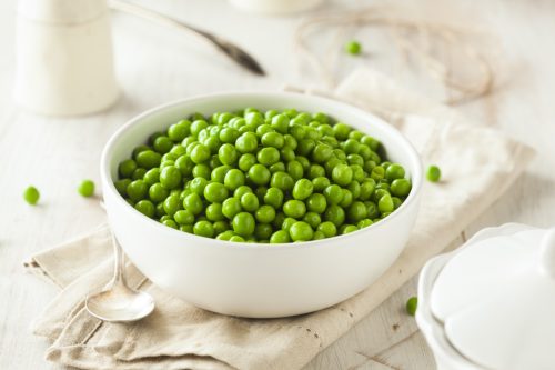 bowl of peas