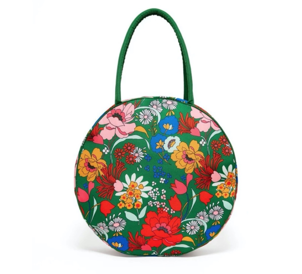 floral picnic cooler bag