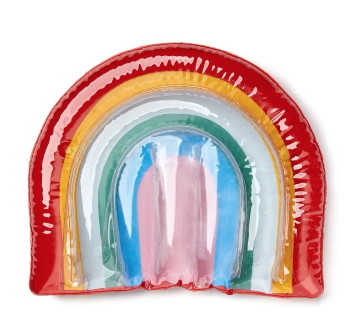 inflatable rainbow pillow
