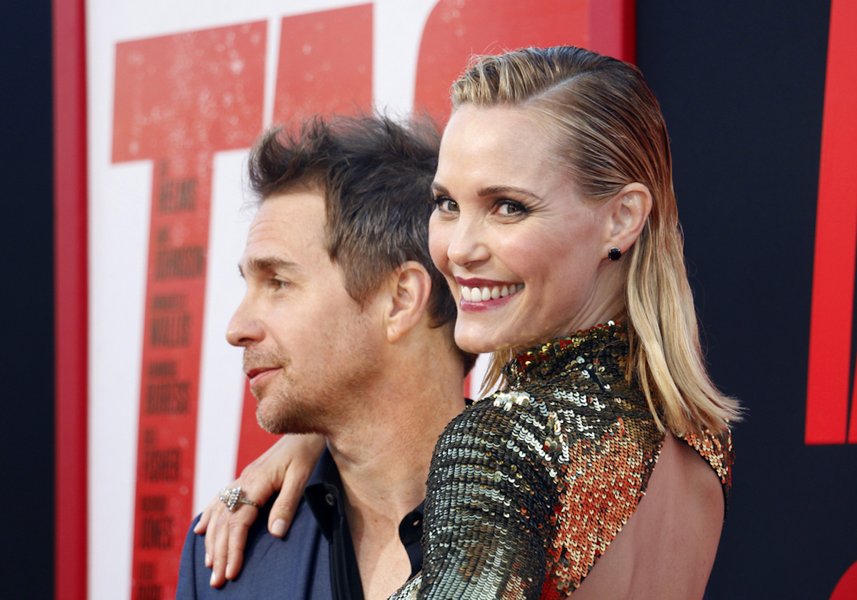 Leslie Bibb and Sam Rockwell at the Los Angeles premiere of 'Tag' held at the Regency Village Theatre in Westwood, USA on June 7, 2018.