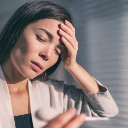 Woman with headache and fever