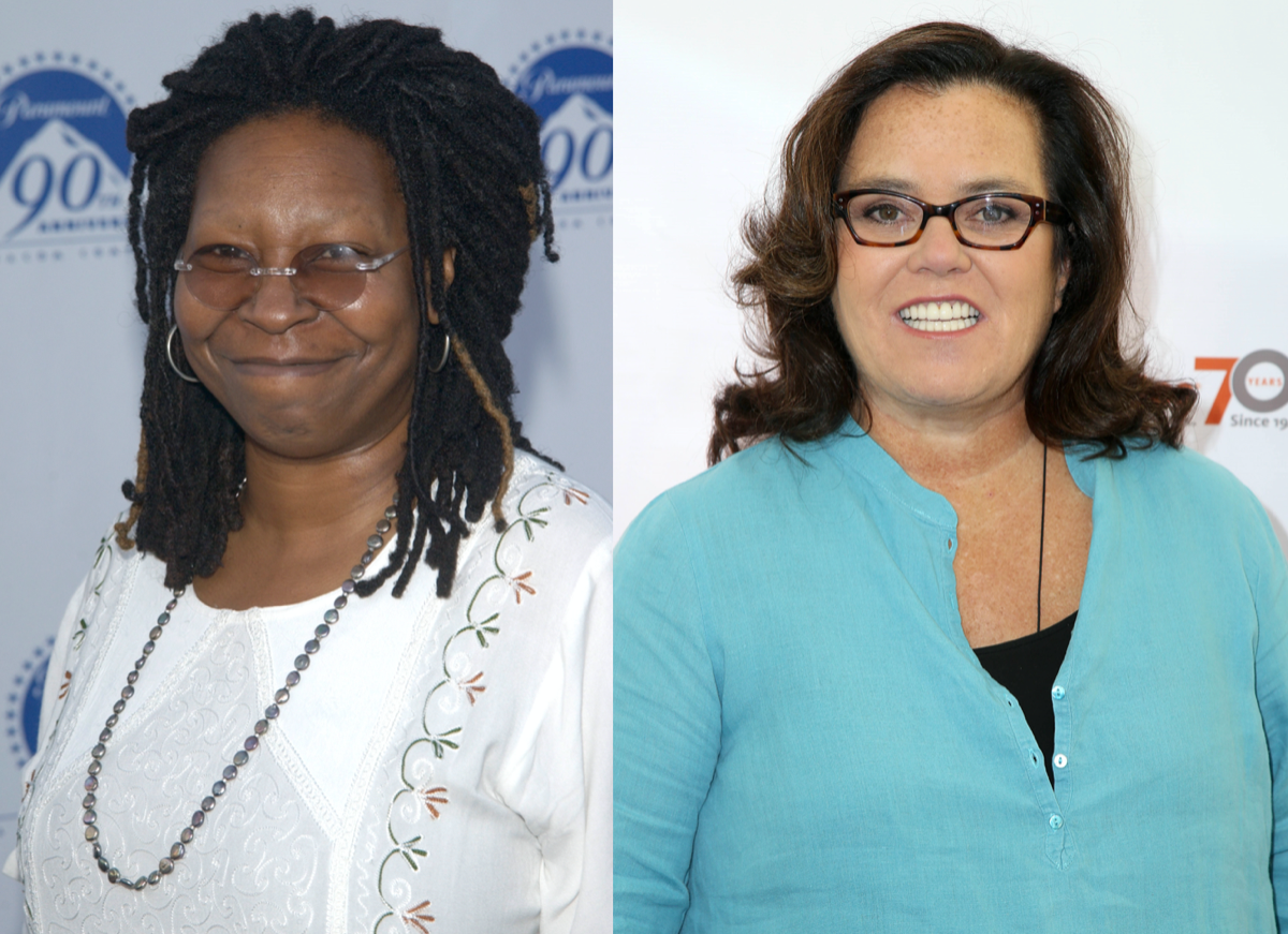 Whoopi Goldberg and Rosie O'Donnell