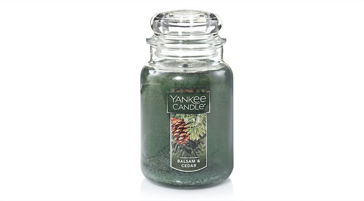 green yankee candle