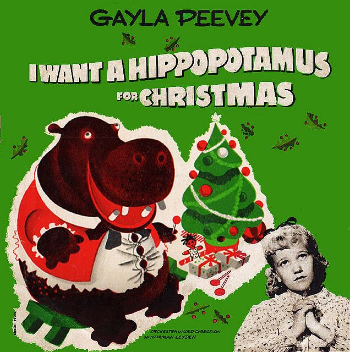 I want a hippopotamus for christmas single cover