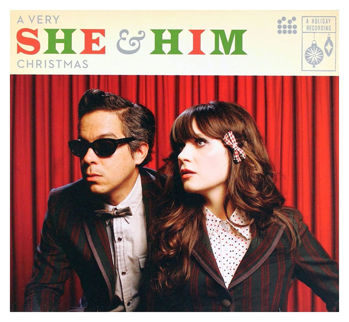 a very she and him christmas album cover
