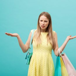 Angry retail shopper after bad customer service