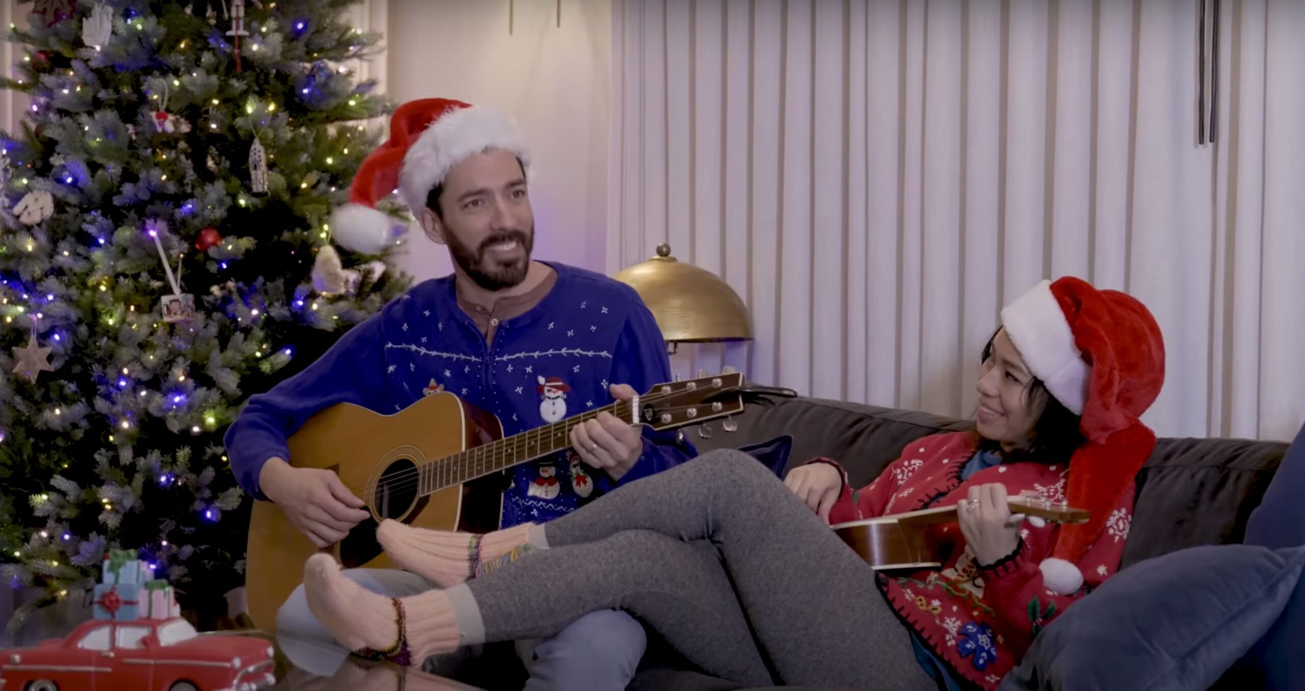 Drew Scott Christmas video