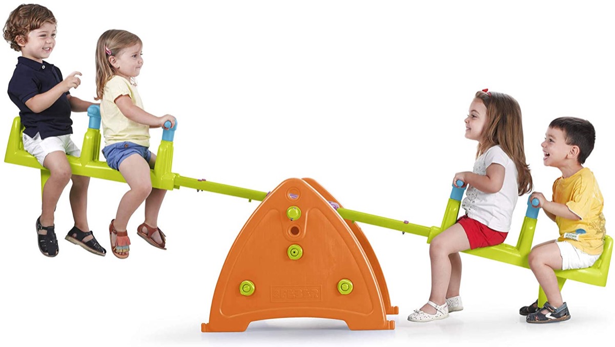 Quad seesaw with kids