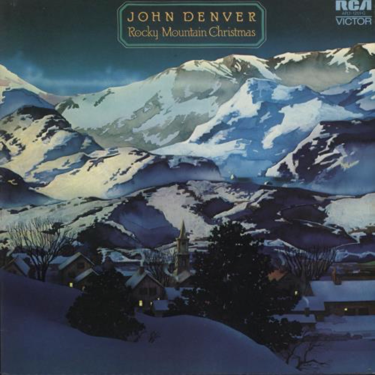 john denver rocky mountain christmas album cover