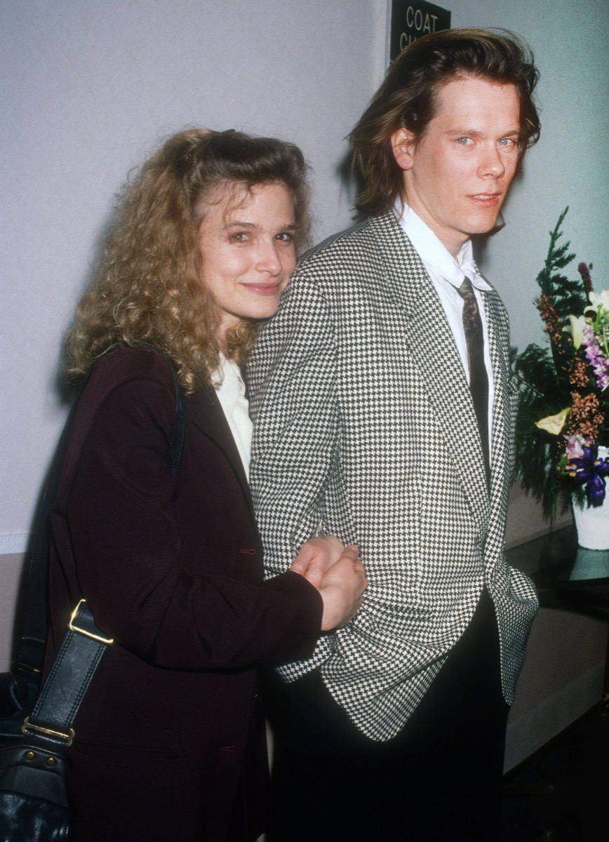 Kyra Sedgwick and Kevin Bacon in 1988