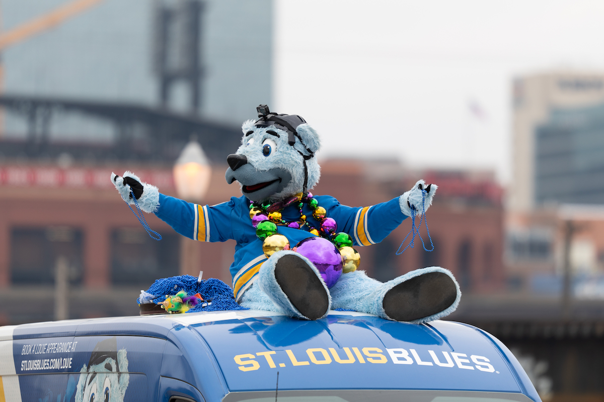 St. Louis Blues mascot