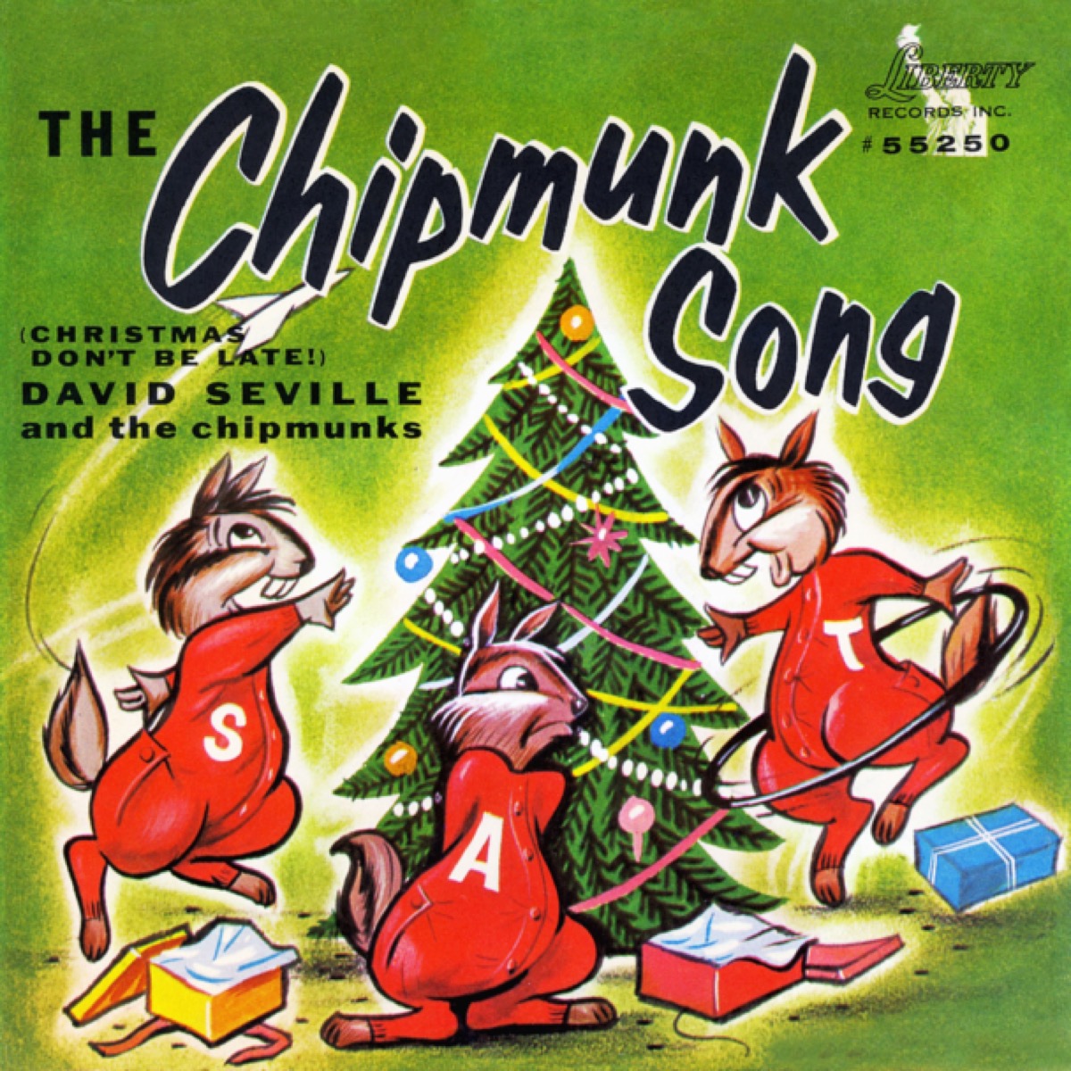 the chipmunk song single cover