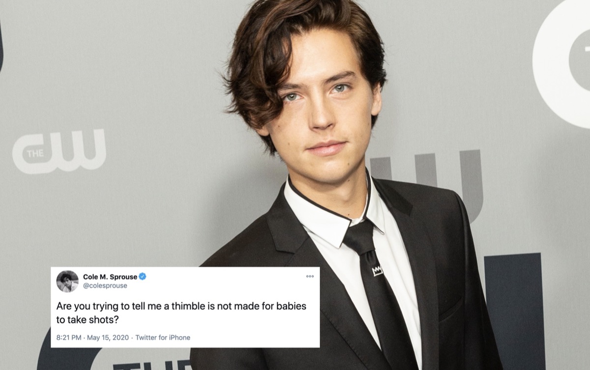 Cole Sprouse and a Twitter Post