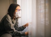 Woman in Isolation Quarantine Coronavirus
