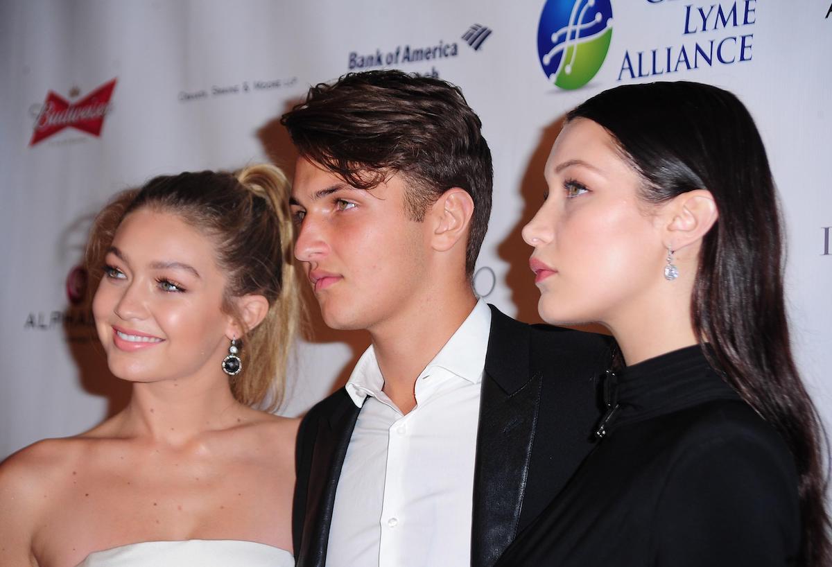 Gigi Hadid, Anwar Hadid, Bella Hadid at arrivals for Global Lyme Alliance Inaugural Gala, Cipriani 42nd Street, New York, NY October 8, 2015. 