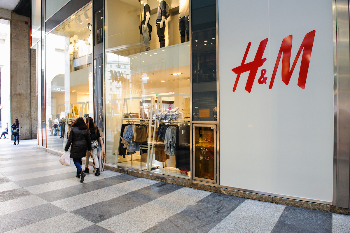H&M store in Milan, Italy