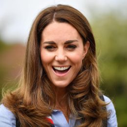 The Duchess of Cambridge arrives at the 12th Northolt Scout Group in Northolt, west London, to thank local cubs and beaver scouts for supporting young people and their families during lockdown.