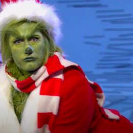 first look at Matthew Morrison playing the grinch in the live tv musical