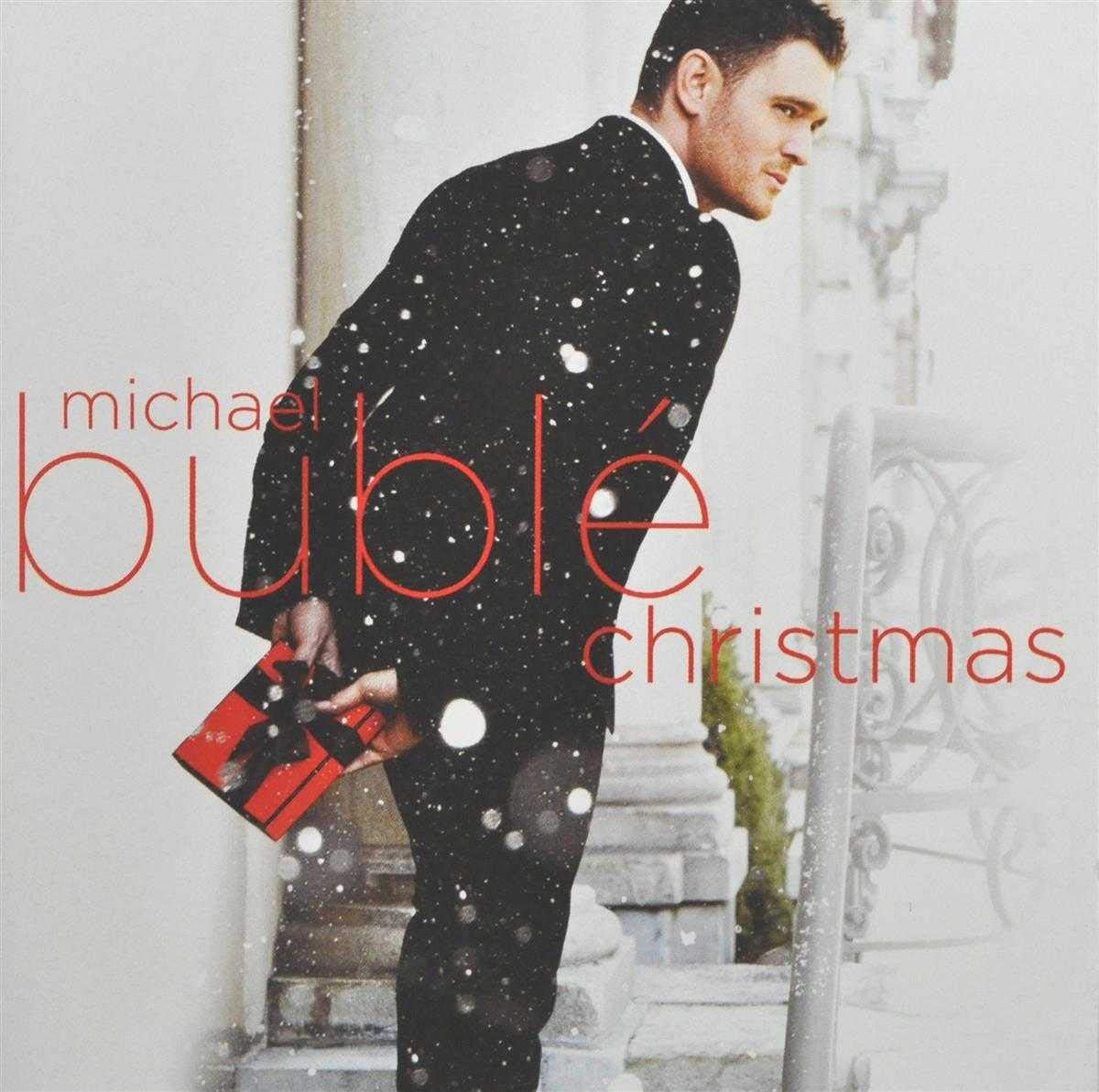 michael buble christmas album cover