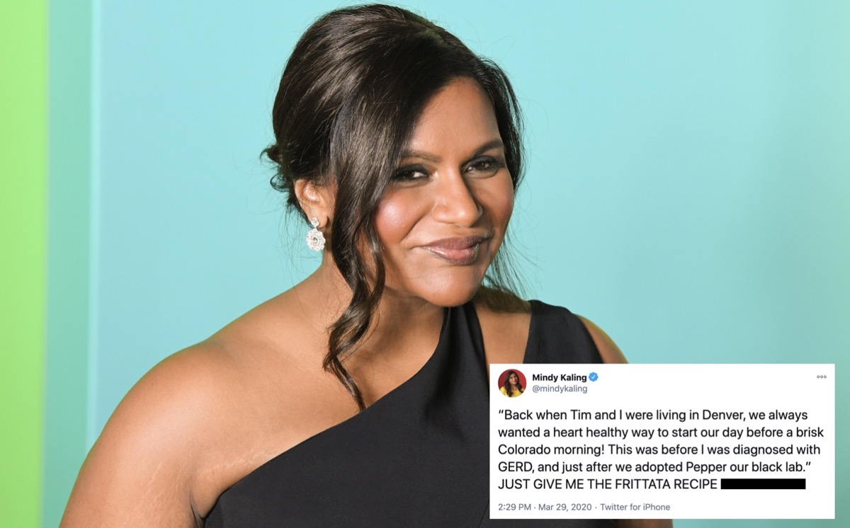 Mindy Kaling and a Twitter Post