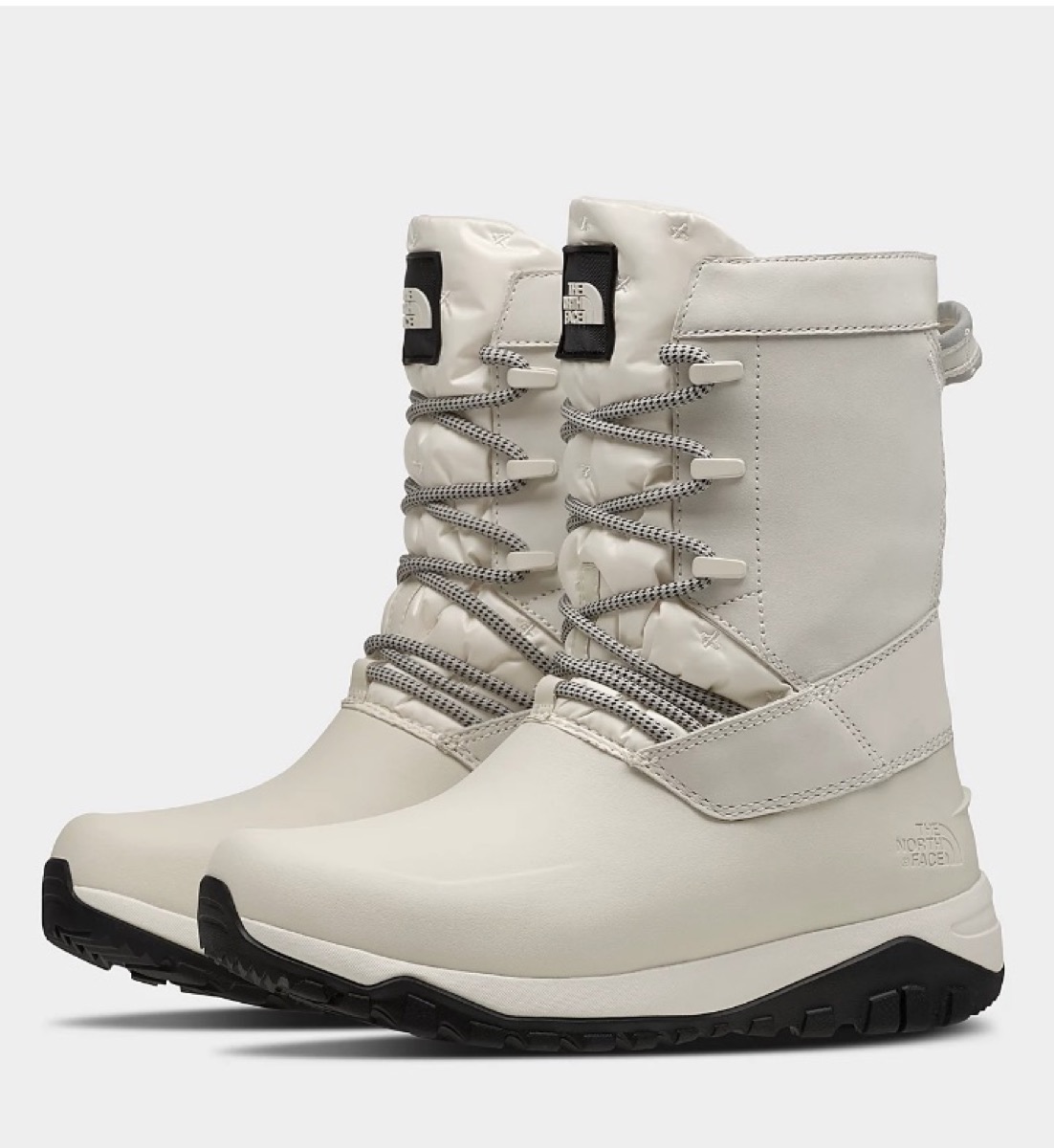 white north face hiking boots