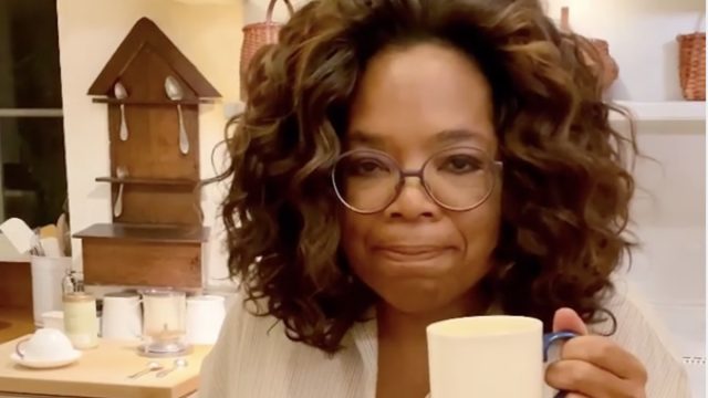 oprah winfrey posts gift from meghan markle for christmas in new instagram video