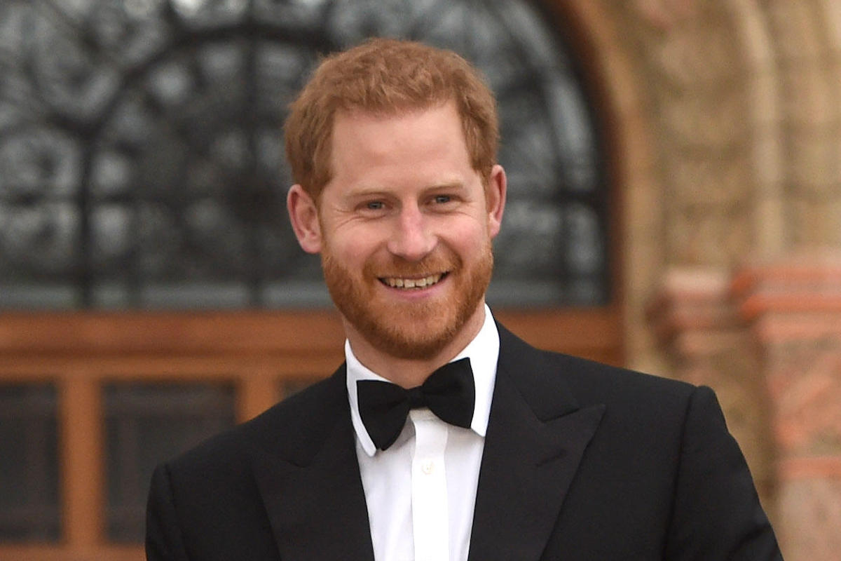 Prince Harry Duke Of Sussex at Our Planet Global Premiere At Natural History Museum London in April 2019