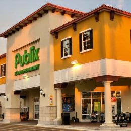 Front entrance of Publix Super Markets Saint Augustine, Florida