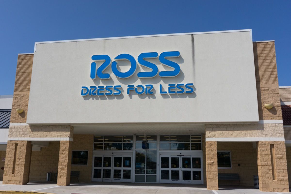 Ross department sale store employment