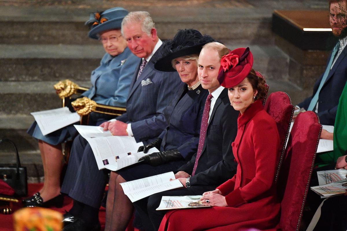 Queen Elizabeth II, Prince Charles, Camilla, Duchess of Cornwall, Prince William and Catherine, Duchess of Cambridge attend the annual Commonwealth Service at Westminster Abbey in London, Britain March 9, 2020.