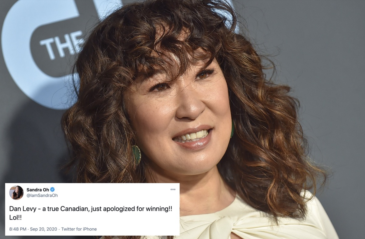 Sandra Oh and a Twitter Post