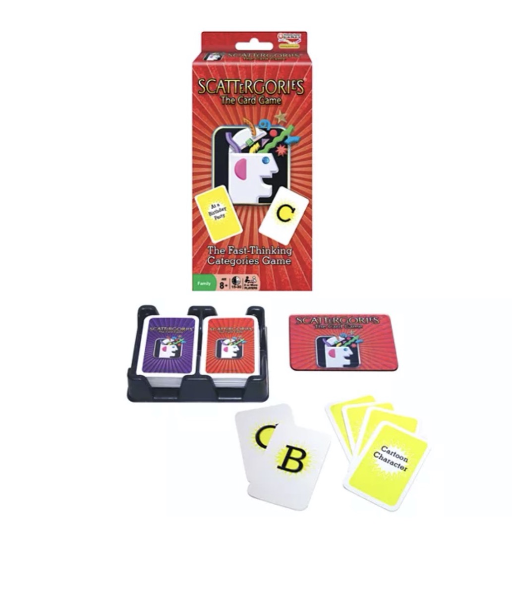 Scattergories card game