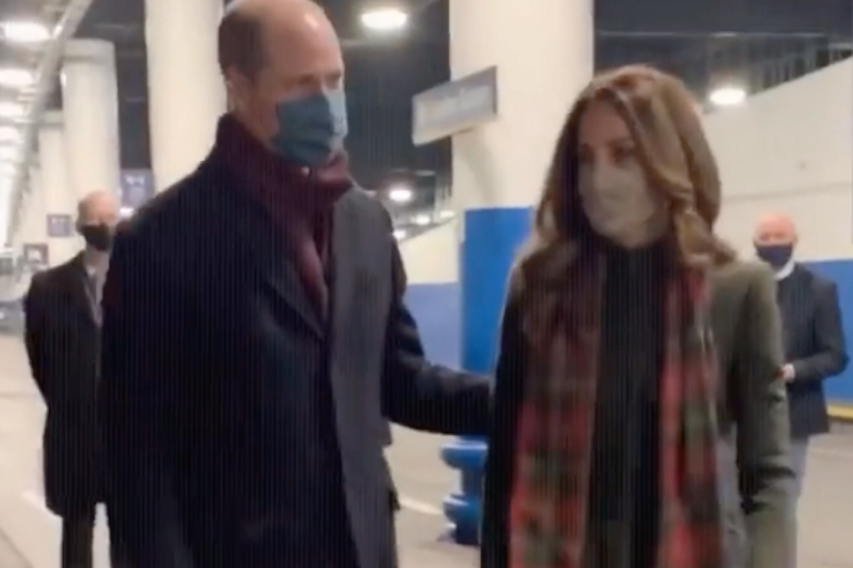 william and kate board the royal train for dec. 2020 tour