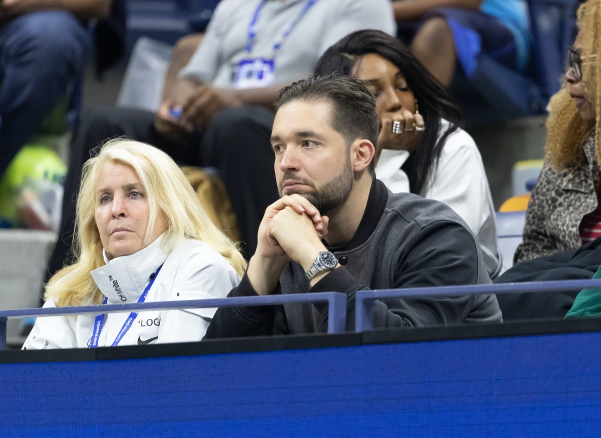 Alexis Ohanian at the US Open