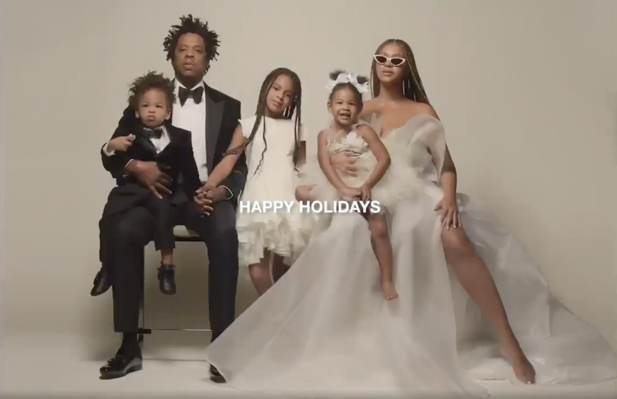 Beyonce Jay-Z holiday pic